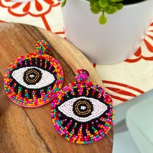 Eye 👁 Beaded Earrings